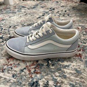 Vans barely worn- soles just need cleaned up and minor scuff. Practically new